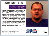 1991 Proset World League Garry Frank #60