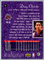 1999 Upper Deck Black Diamond Doug Christie #81