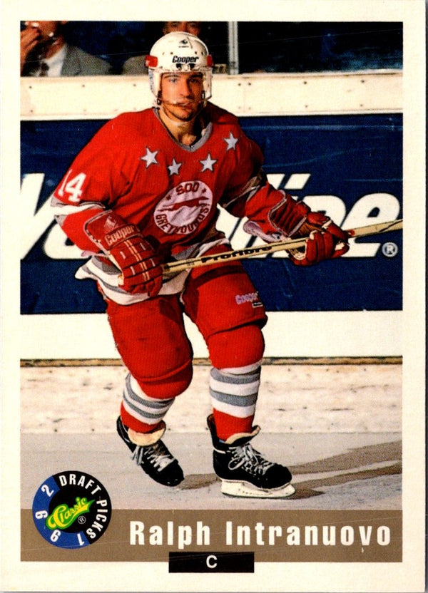 1992 Classic Draft Picks Ralph Intranuovo #27