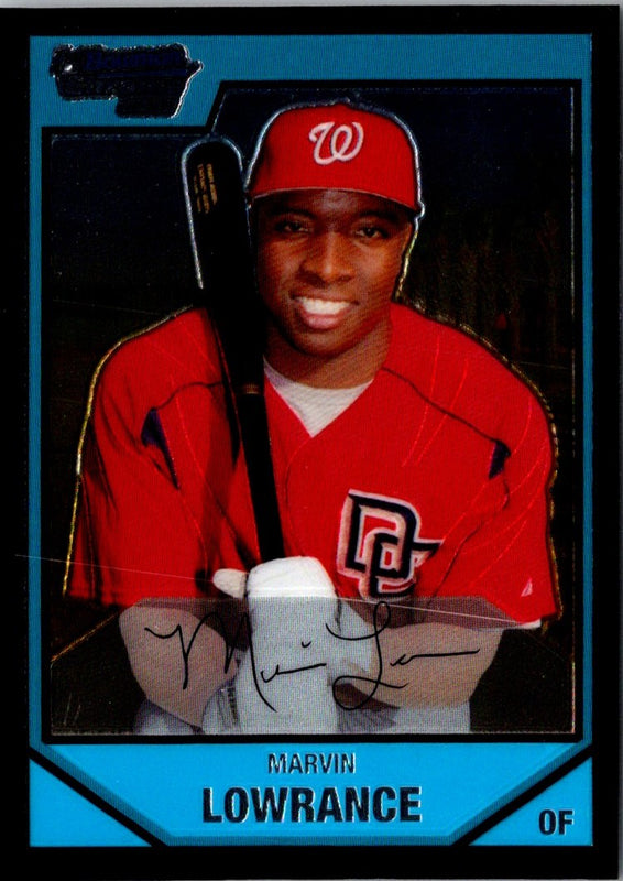 2007 Bowman Chrome Prospects Marvin Lowrance #BC31