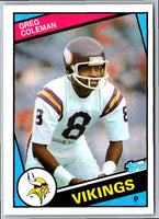 1984 Topps 1983 Punting Leaders - Rich Camarillo/Greg Coleman #207