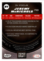2017 SAGE HIT Jeremy McNichols #51