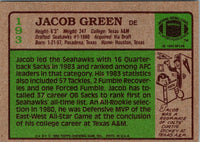 1984 Topps Jacob Green #193