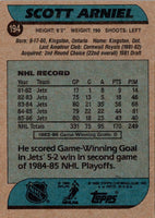 1986 Topps Scott Arniel #194