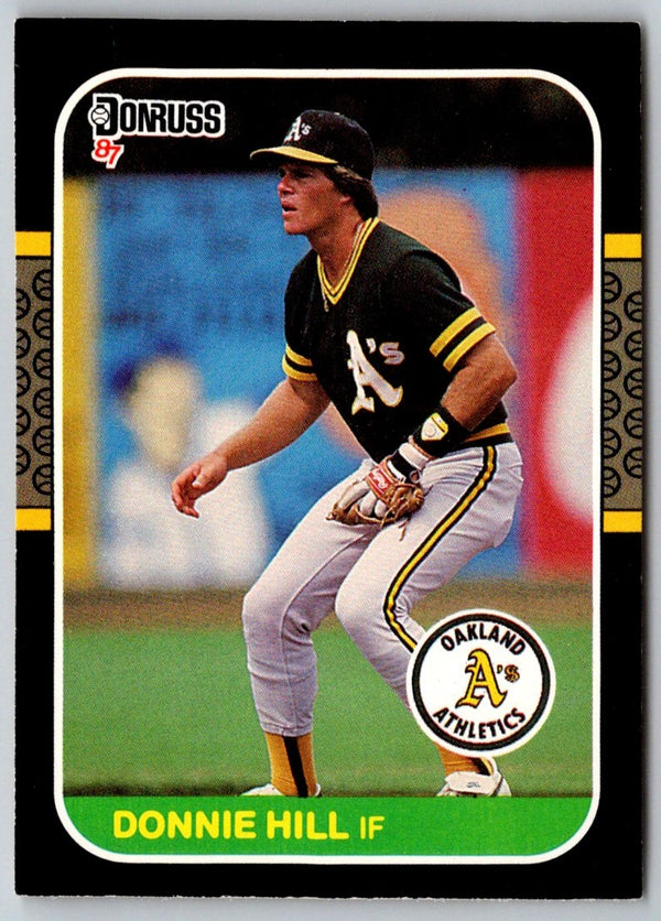 1987 Donruss Donnie Hill #405