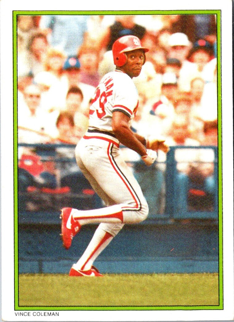 1986 Topps Glossy Send-Ins Vince Coleman