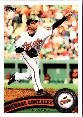2011 Topps Chrome Michael Gonzalez #381