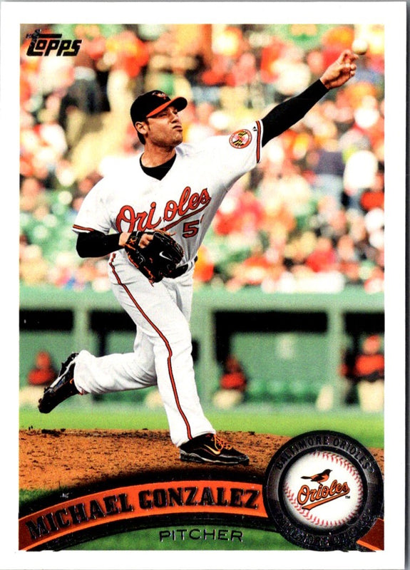 2011 Topps Chrome Michael Gonzalez #381