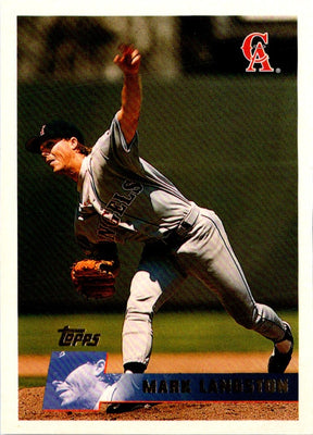 1996 Topps Mark Langston #423