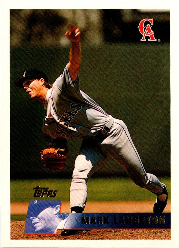 1996 Topps Mark Langston #423