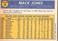 1970 Topps Mack Jones #38 EX-MT+