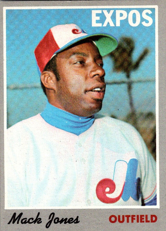 1970 Topps Mack Jones #38 EX-MT+