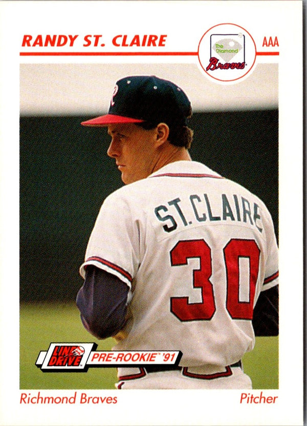 1991 Line Drive AAA Randy St. Claire #443