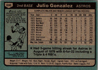 1980 Topps Julio Gonzalez #696