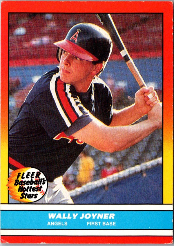 1988 Fleer Hottest Stars Wally Joyner #21