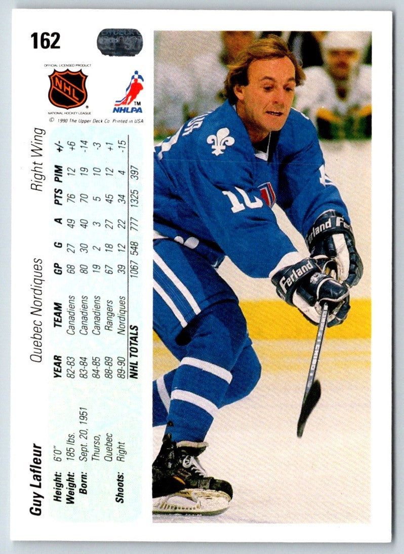 1990 Upper Deck Guy Lafleur