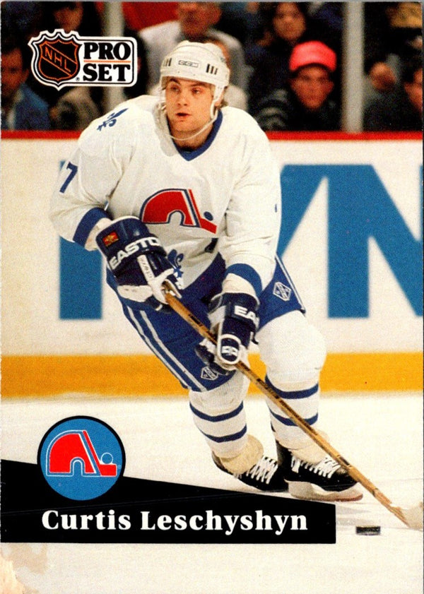 1991 Pro Set Curtis Leschyshyn #198