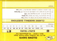1987 Classic Update Yellow Glenn Davis #107