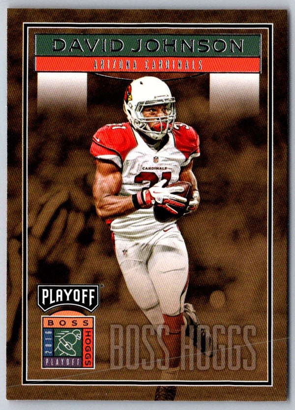 2016 Panini Playoff Boss Hoggs David Johnson #BH-DJ