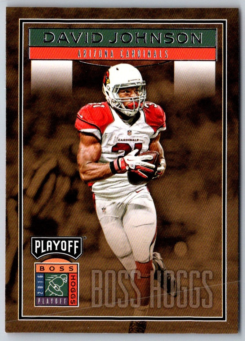 2016 Panini Playoff Boss Hoggs David Johnson