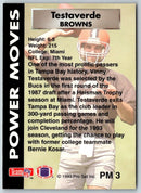 1993 Pro Set Power Moves Vinny Testaverde