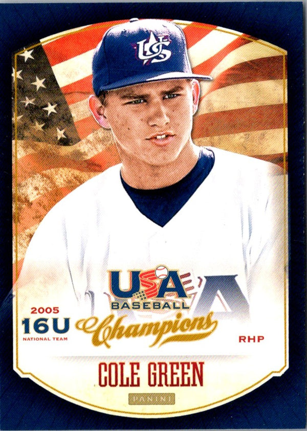 2013 Panini USA Champions Cole Green #45