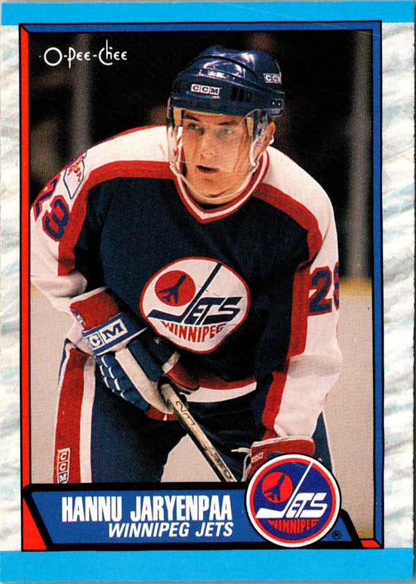 1989 O-Pee-Chee Hannu Jarvenpaa #292 Rookie