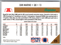 1992 Pro Set Power Dan Marino #13