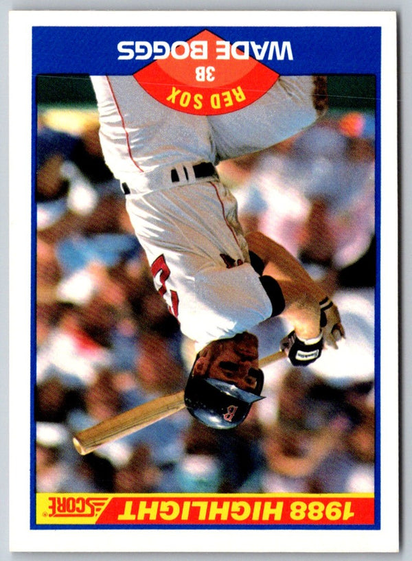 1989 Score Wade Boggs #175