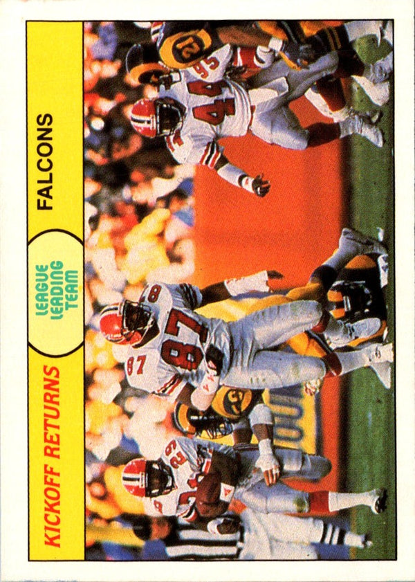 1988 Fleer Team Action Stickers Atlanta Falcons Helmet #NNO