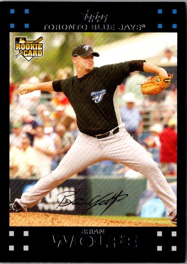 2007 Topps Updates & Highlights Brian Wolfe #UH196 Rookie