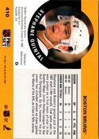 1990 Pro Set Stephane Quintal #410 Rookie