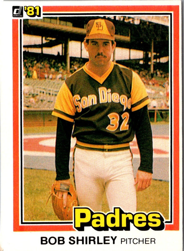 1981 Donruss Bob Shirley #242