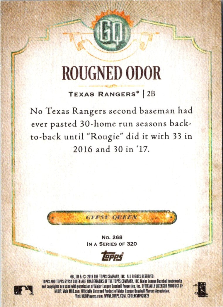 2018 Topps Gypsy Queen Rougned Odor
