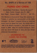 2006 Bowman Heritage Prospects Yung-Chi Chen