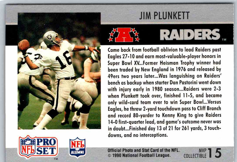 1992 Proset Jim Plunkett