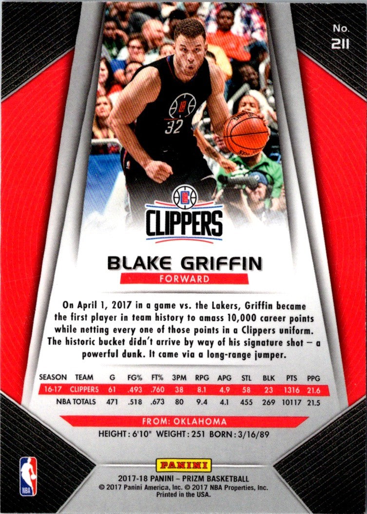 2017 Panini Prizm Blake Griffin