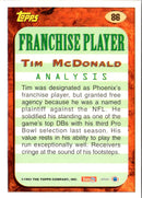 1993 Topps Tim McDonald