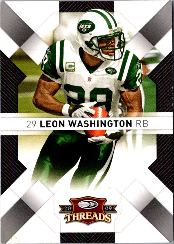 2009 Donruss Threads Leon Washington #70