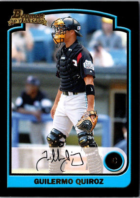 2003 Bowman Draft Picks & Prospects Gold Guillermo Quiroz #BDP153