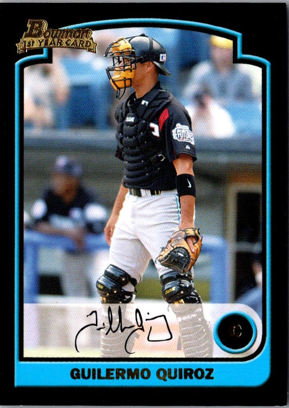 2003 Bowman Draft Picks & Prospects Gold Guillermo Quiroz #BDP153