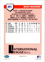 1991 Line Drive AAA Mickey Morandini #491