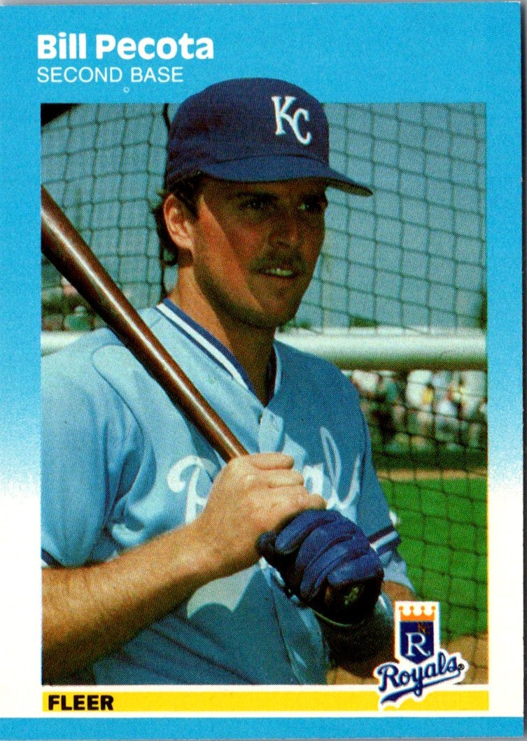 1987 Fleer Update Glossy Bill Pecota