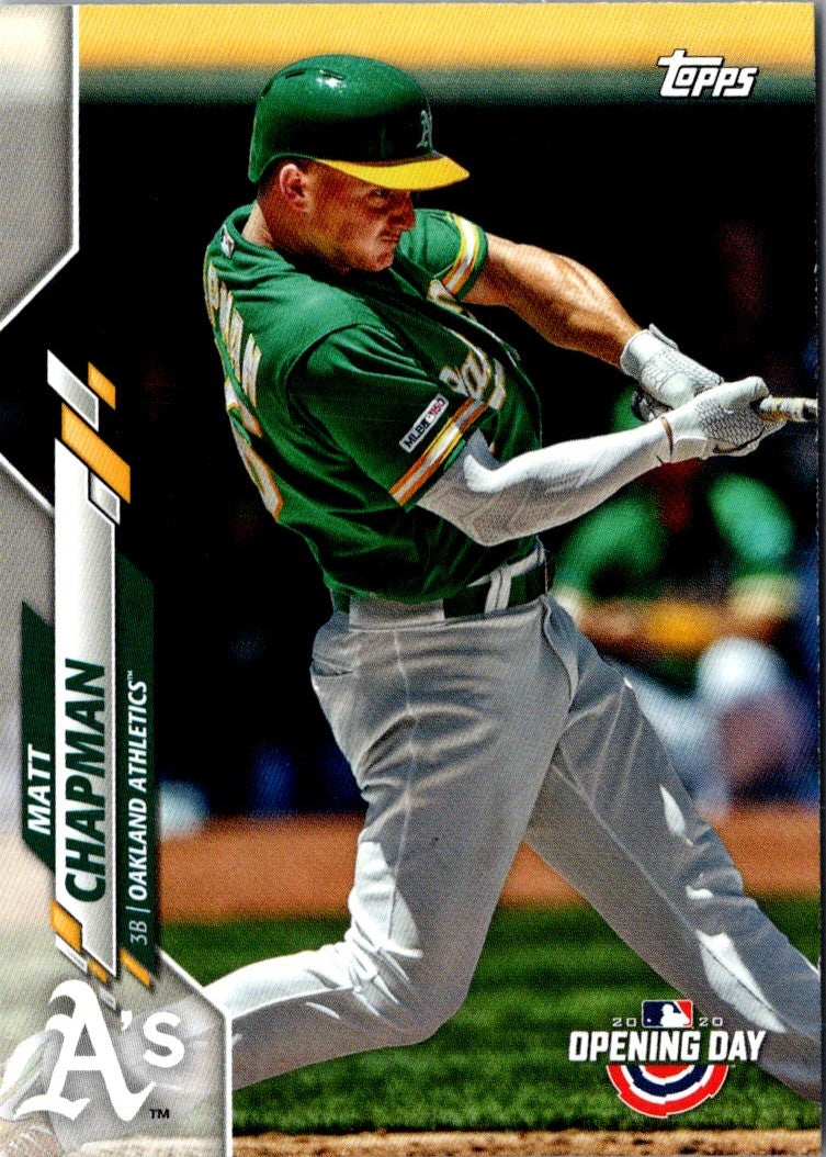 2020 Topps Oakland Athletics Matt Chapman