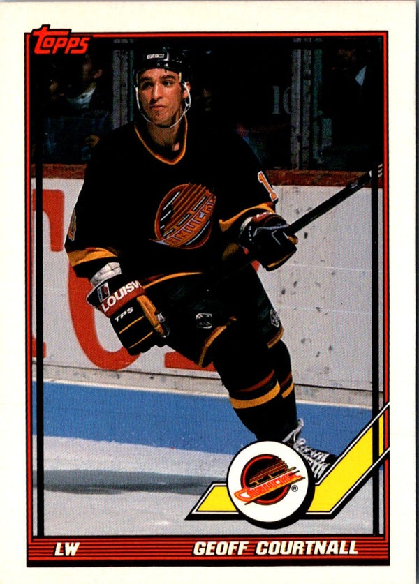 1991 Topps Geoff Courtnall #305