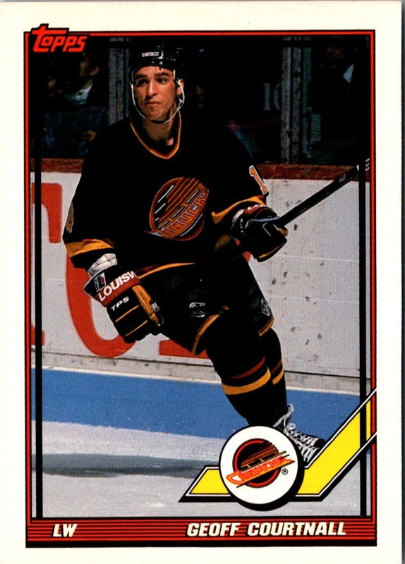 1991 Topps Geoff Courtnall #305