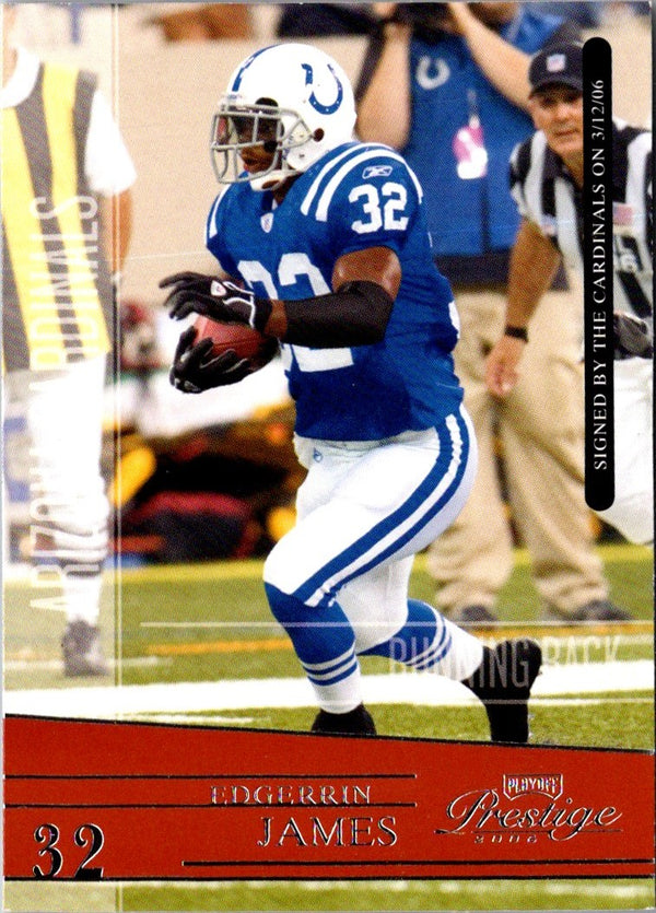 2006 Playoff Prestige Edgerrin James #67