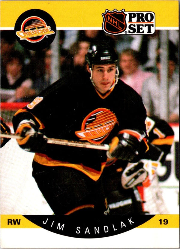 1990 Pro Set Jim Sandlak #305
