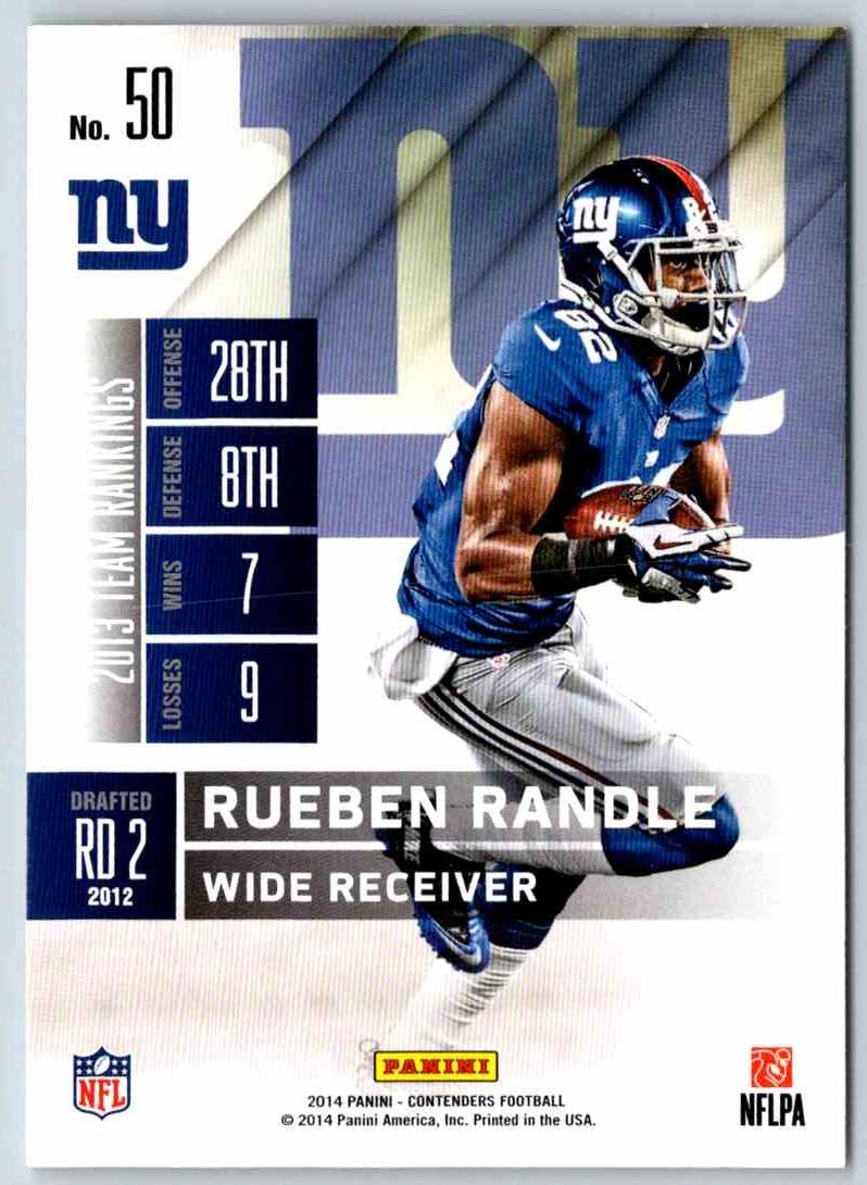 2014 Contenders Rueben Randle