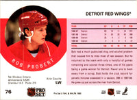 1990 Pro Set Bob Probert #76
